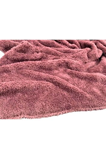 ecottonworks Dried Rose Color Wellsoft Single Blanket, TV Blanket