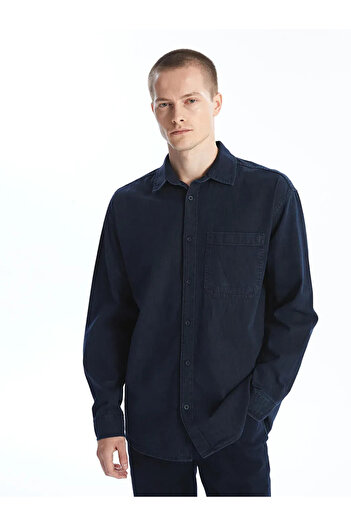 LC Waikiki LCW Jeans - Ανδρικό άνετο μακρυμάνικο πουκάμισο Rodeo Jean