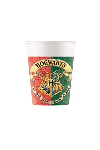 turkuaz parti 8'li HARRY POTTER KARTON TABAK VE BARDAK SET
