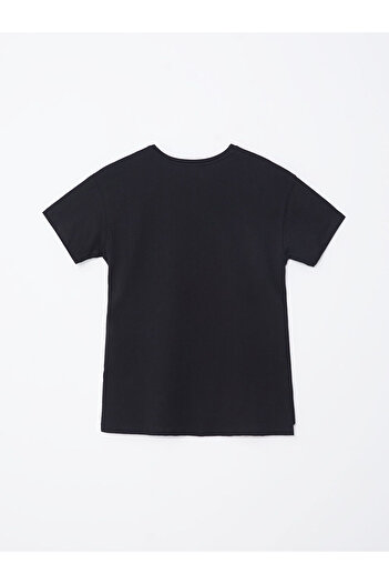 LC Waikiki Γυναικείο T-Shirt LCW - Crew λαιμόκοψη και εμπριμέ σχέδιο