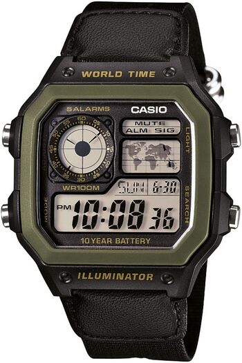 Casio Ae-1200Whb-1Bvdf Men's Wristwatch
