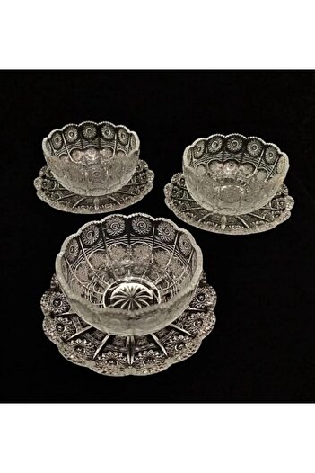 ALMARANDİ 12 Piece Luxury Bowl Set for 6 People