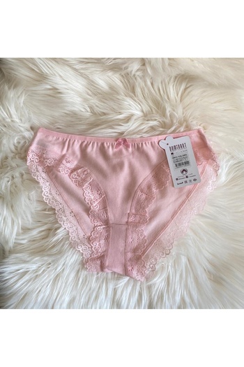 Dominant Women's Bikini Panties - Lace Detailed