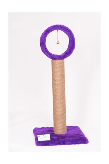 Cathause Farmapets Cat Hause T04 - Circle Cat Scratching, Purple, 76 Cm