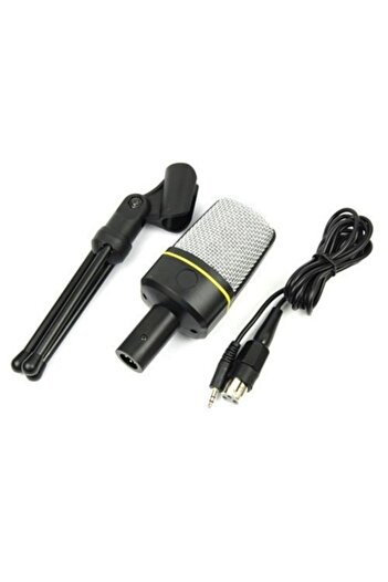 whitetech Multimedya Tripodlu 3.5mm Stüdyo Pc Için Mikrofon