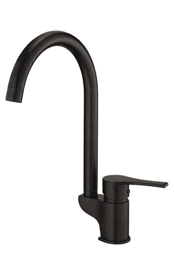 GPD Mte65-sg Atros Single Body Sink Faucet (black Granite Coating) (tsen817)