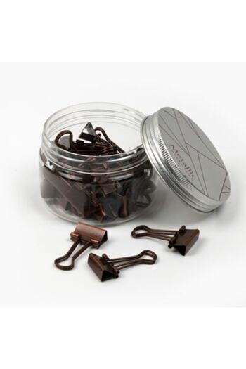 Syloon Pyrus - 25-Piece Rosegold Clips - Flat Jar