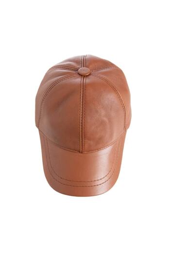 OnMyHead Δερμάτινο καπάκι Winter Fashion Κομψό χειμερινό δερμάτινο καπάκι