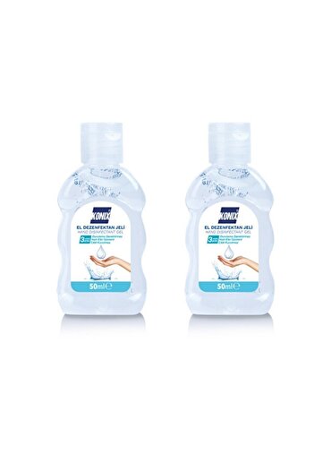 Konix 50 Ml Antibakteriyel Virüslere Karşı Etkili El Dezenfektan Jel 2 Adet