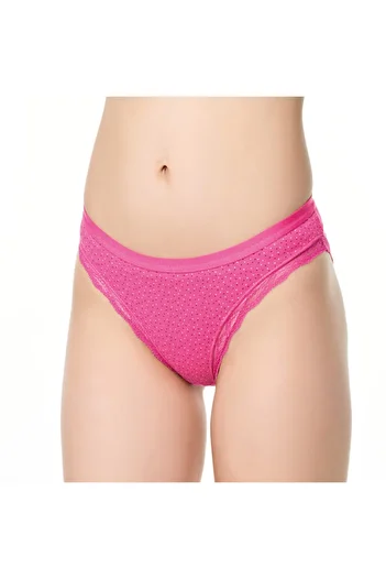 Tutku Chiloți de bikini roz pentru femei, 12 piese