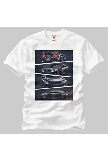 Crazy Tricou Honda Civic 2017 pentru bărbați - Design și potrivire