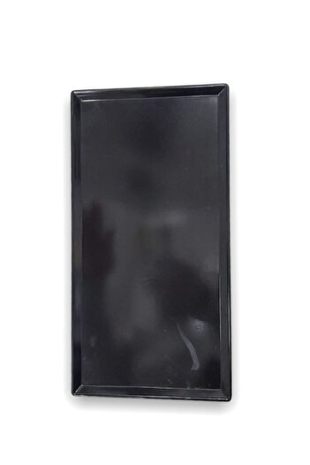 Evren 34*18 Cm Black Presentation Plate Thermo Melamine