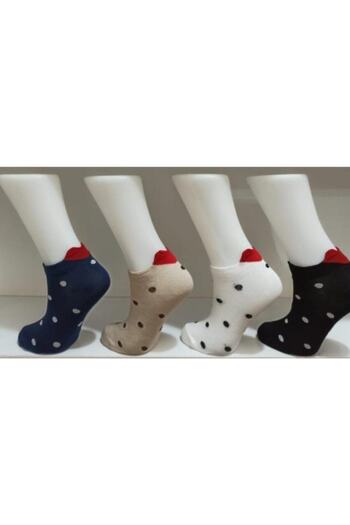 ASGÜL SOCKS Дамски чорапи до глезена с детайли от сърце