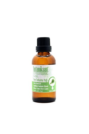 botaniksan 50ml Cress Seed Oil - Cold Pressed, Pure, Natural and Additive-Free