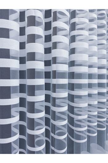 Esse Home Sport Pattern Taped Tulle Curtain, 550x270, Sparse Pleat, 1/2
