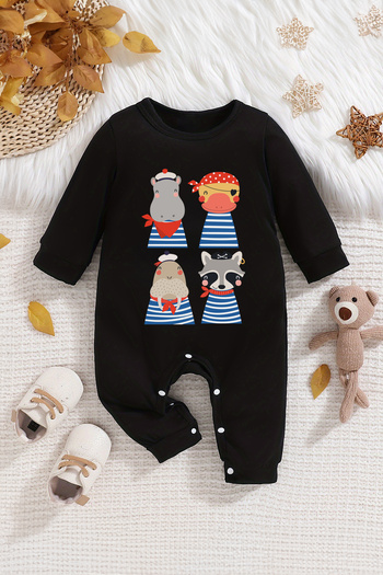 ADABEBEK Stylish Pirates Set with Snaps from the Bottom - Baby Rompers 22228