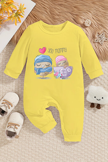 ADABEBEK You Momy Baby Girl Jumpsuit - 100% Cotton, Model 22396