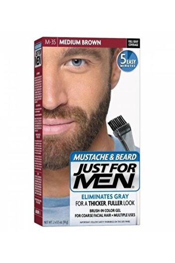 Just For Men Medium Brown Beard and Mustache Dye M-35