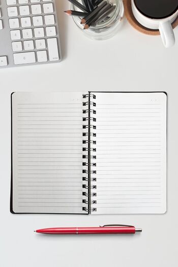 Copyder A5 Spiral Notebook - Hard Cover, 200 Sheets