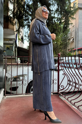 Ghisa Indigo Suit - 5kgstkm3421 Model