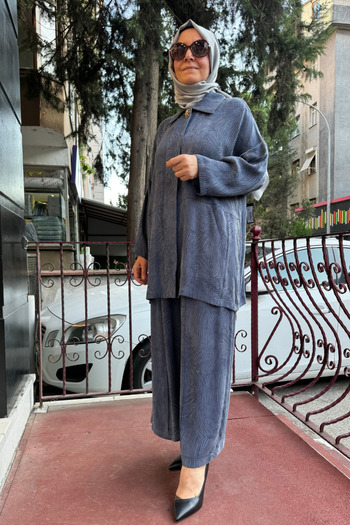 Ghisa Indigo Suit - 5kgstkm3421 Model