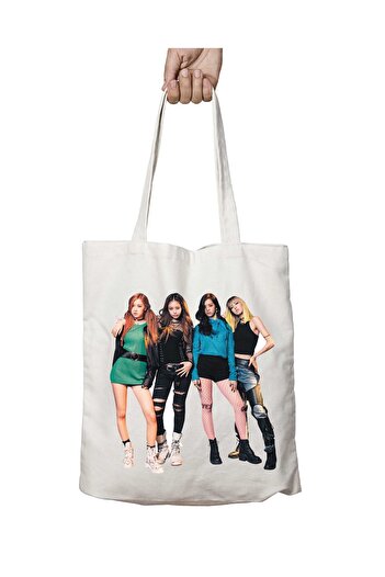 ART HEDİYE Black Pink Blackpink - Zweiseitige, Dauerhafte Und Waschbare Umhängetasche