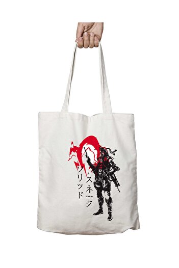 ART HEDİYE Red Sun Snake Metal Gear Solid - Δύο πλευρές μόνιμη και πλενόμενη υφασμάτινη τσάντα ώμου