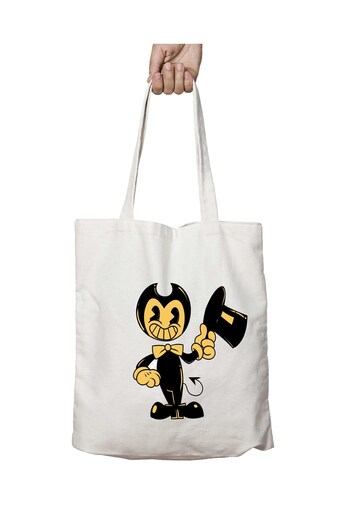 ART HEDİYE Bendy Magician - Πλενόμενη υφασμάτινη τσάντα ώμου, για παραλία και σχολείο, διαρκεί δύο πλευρές