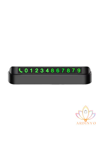 Ardinyo Night Vision Magnetic Portable Car Parking Numberer Phone Number Indicator