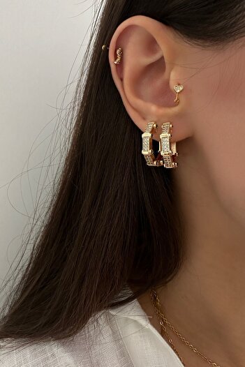 Okko Store Stone Model Serenay Earrings
