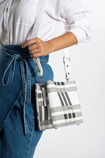 Just Polo new Season Plaid Women's Hand and Shoulder Bag