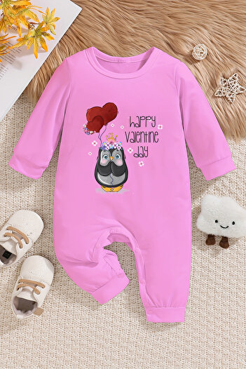 ADABEBEK Happy Valentine Day 100% Cotton Baby Onesie - 22401