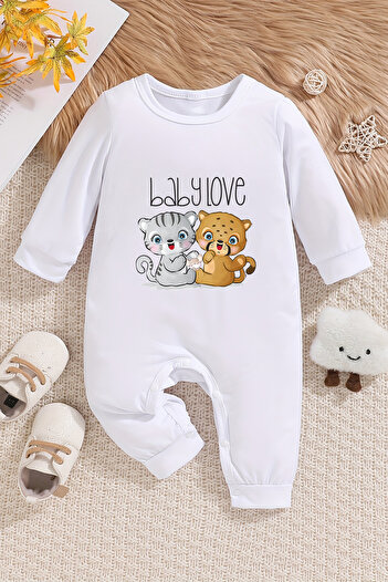 ADABEBEK ثوب فضفاض للأطفال بتصميم قطة - 22370 Baby Love