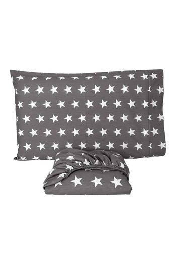 Totem Star Patterned Ranforce Fitted Sheet Set