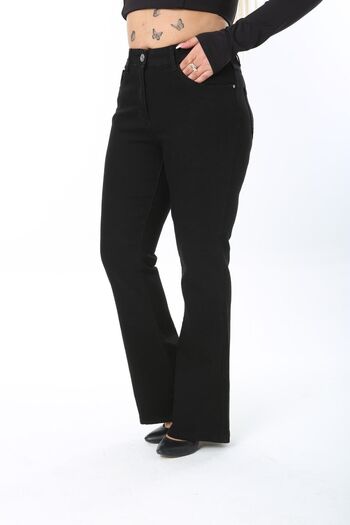 Era Lisa Flared Leg Lycra Plus Size Jeans Trousers