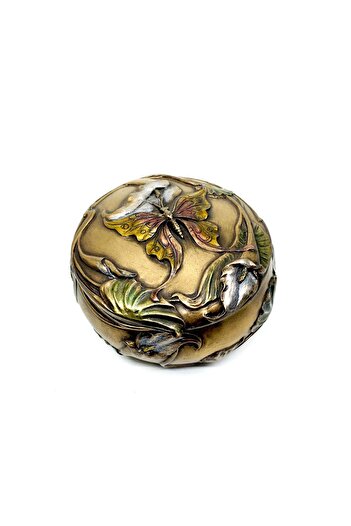 Tüterler Small Jewelry Box with Lid with Dragonfly Figure | Decorative Ring Box | Promise Engagement Tray Decoration
