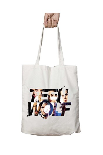 ART HEDİYE Teen Wolf Silhouette Patterned - Πλενόμενη μόνιμη και υφασμάτινη τσάντα ώμου