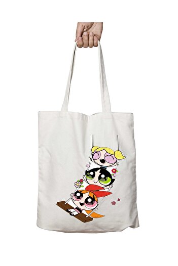 ART HEDİYE Powerpuff Girls - Δύο πλευρές που αιωρούνται στην κούνια που πλένεται