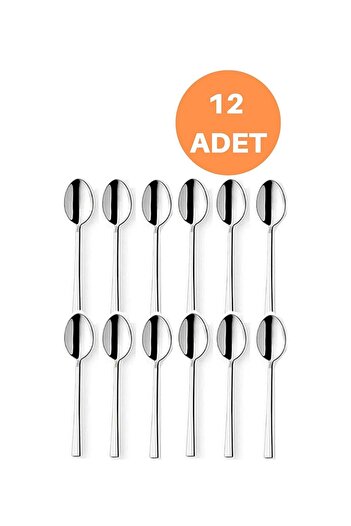 Yüsra Home 12 Li Lüx Çay Kaşığı Günlük Kullanıma Uygundur (PASLANMAZ ÇELİK)