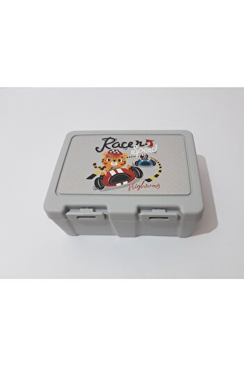renkli çiçekler Lunch Box 2 Compartments School Lunch Box with Fork and Spoon