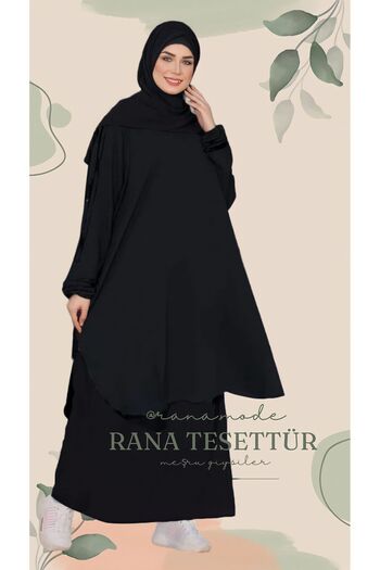 Şahane Abaya 4 Piece Hijab Aerobin