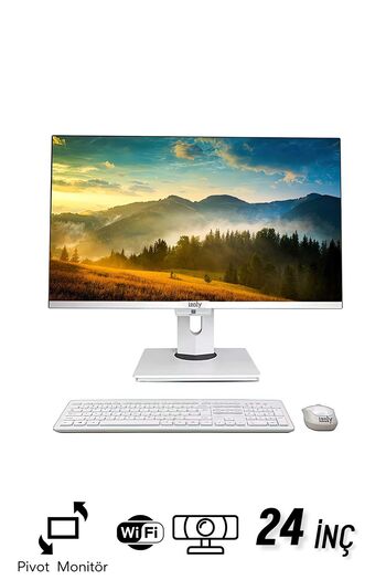 IZOLY P301 I3-10100 8gb 256gb 24" Fhd Webcam Pivot All In One Bilgisayar
