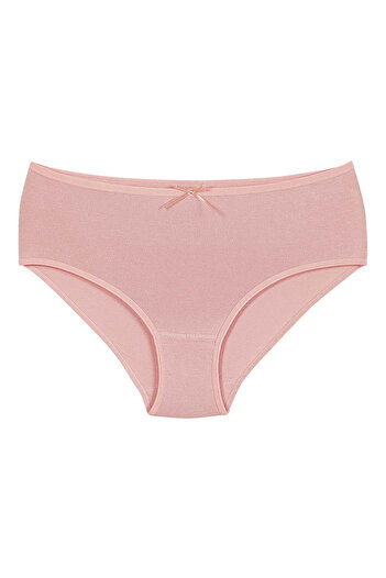 MYS GRUP TEKSTİL Women's 6-Piece Powder Color Bamboo Bato Panties / Star Laundry