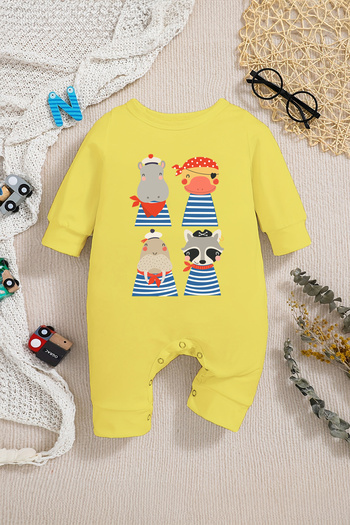 ADABEBEK Stylish Pirates Set with Snaps from the Bottom - Baby Rompers 22228