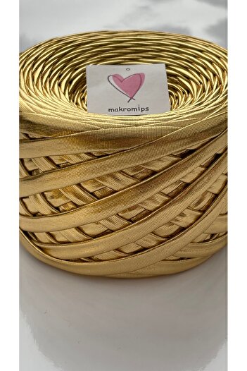 Makromİps 60m-120gr Leather Metallic Thread - Shiny Bag, Combed Cotton Hand Knitting Yarns, Hand Knitted