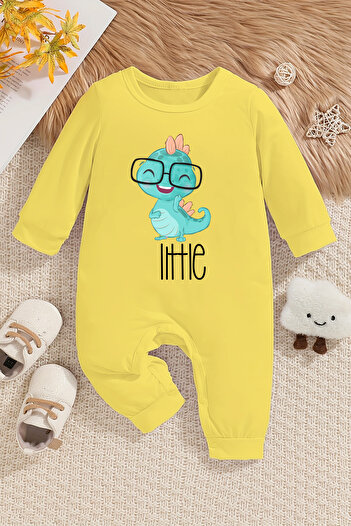 ADABEBEK Little Dino Baby Jumpsuit - 100% Cotton 22398