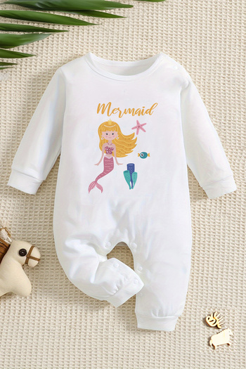 ADABEBEK New Season Baby Jumpsuit - Mermaid with Snaps from the Bottom 22286