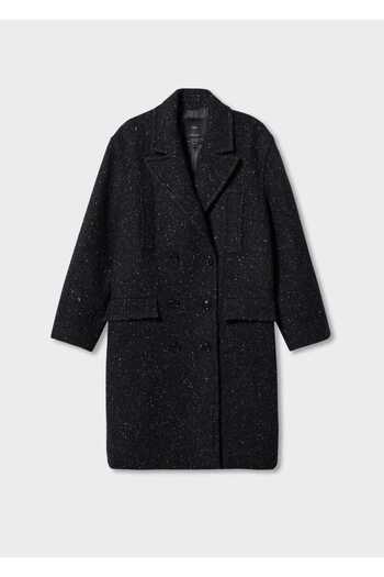 MANGO Woman Melted Double Breasted Coat