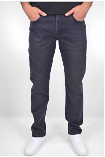 Ünal Giyim Large Size Men's Jeans with High Waist and Zipper