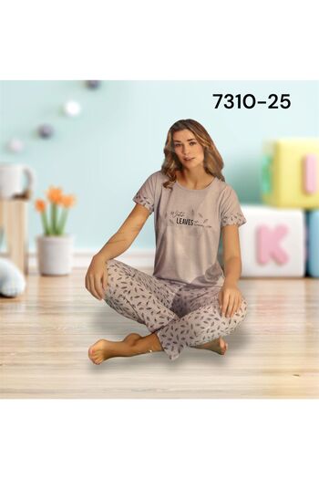 Pijamoni Single Jersey Long Sleeve Thin Pajama Set